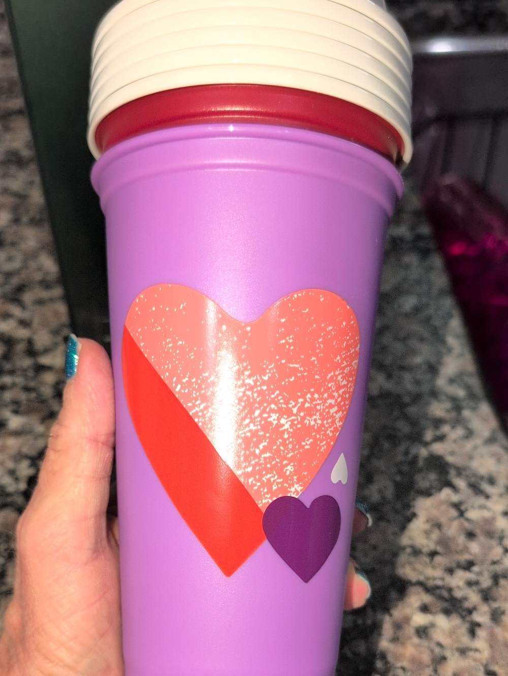 Starbucks Valentine's Day Reusable Color Changing Hot Cup Set Co - Picture 7 of 8